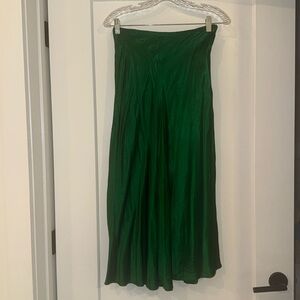 Zara satin effect skirt